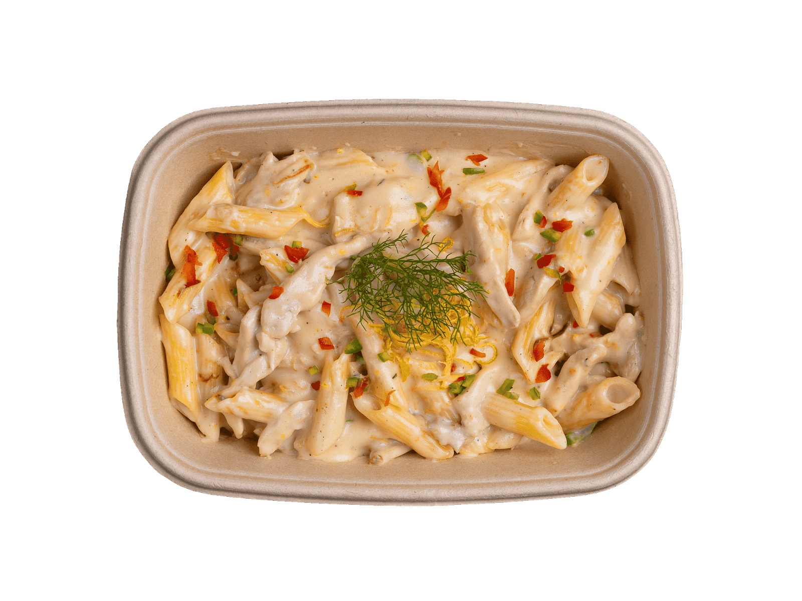 باستا الدجاج بالصوص الابيض 